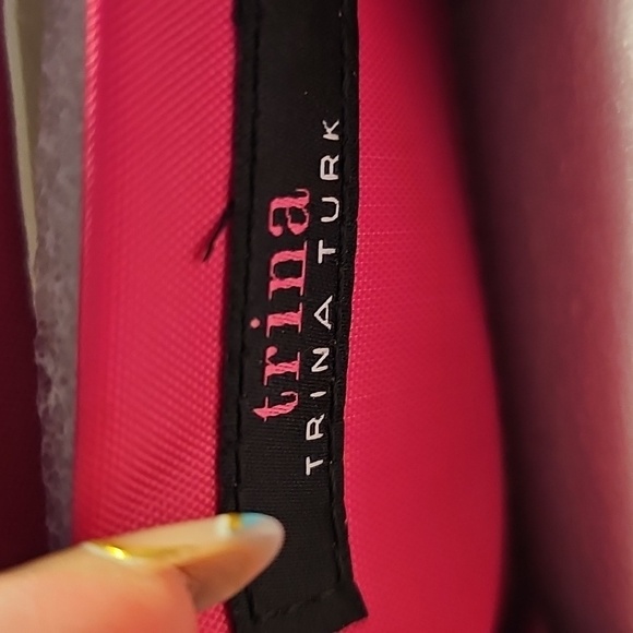 Trina Turk Floral Black and White Women's Wallet - Picture 4 of 5